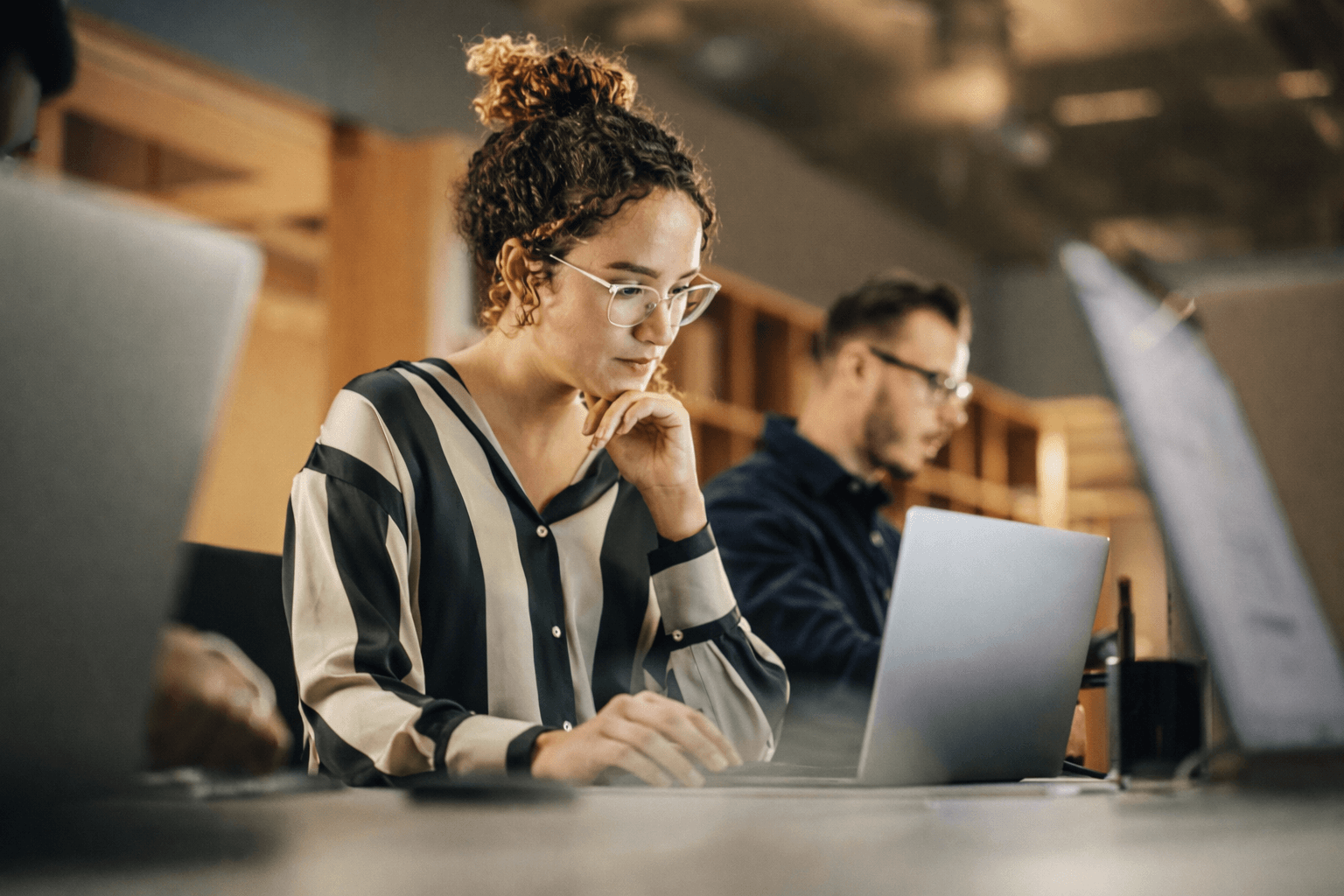 Vista de una tienda online lista para vender